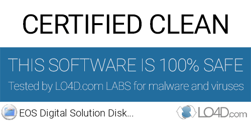 EOS Digital Solution Disk Software is free of viruses and malware.