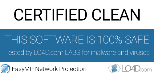 EasyMP Network Projection is free of viruses and malware.