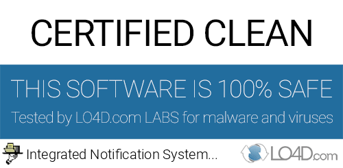 Integrated Notification System (IVR) is free of viruses and malware.