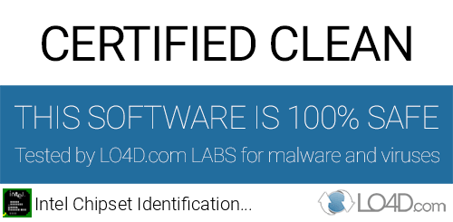 Intel Chipset Identification Utility is free of viruses and malware.