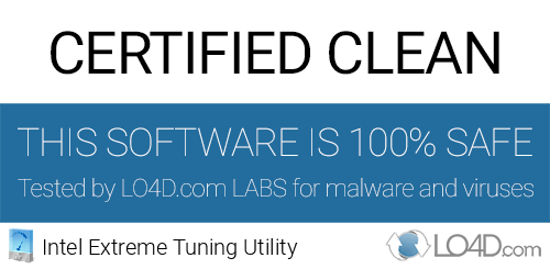 Intel Extreme Tuning Utility is free of viruses and malware.