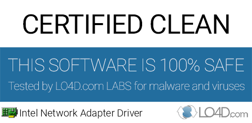 Intel Network Adapter Driver is free of viruses and malware.