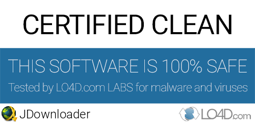 JDownloader is free of viruses and malware.