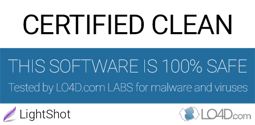 LightShot is free of viruses and malware.