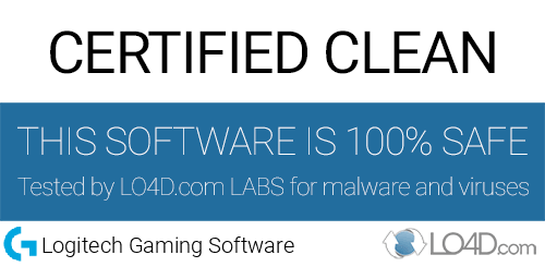 Logitech Gaming Software is free of viruses and malware.