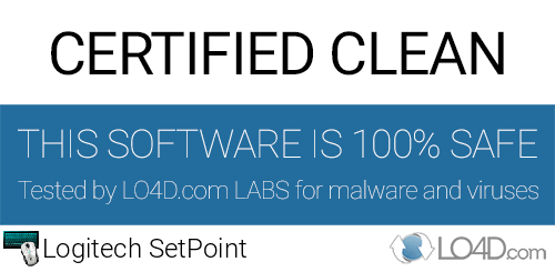 Logitech SetPoint is free of viruses and malware.