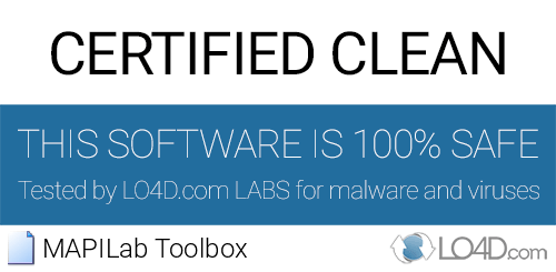 MAPILab Toolbox is free of viruses and malware.