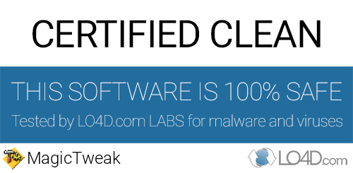 MagicTweak is free of viruses and malware.