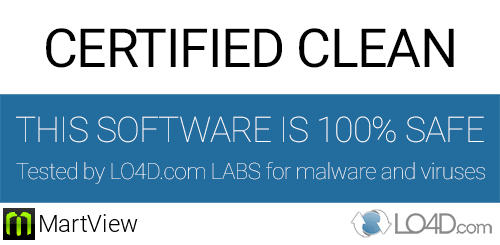 MartView is free of viruses and malware.