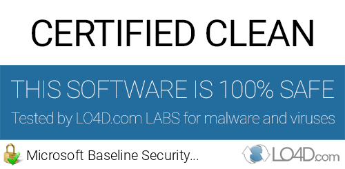 Microsoft Baseline Security Analyzer is free of viruses and malware.