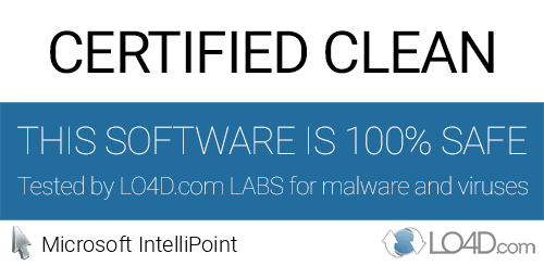Microsoft IntelliPoint is free of viruses and malware.
