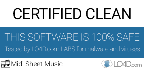 Midi Sheet Music is free of viruses and malware.