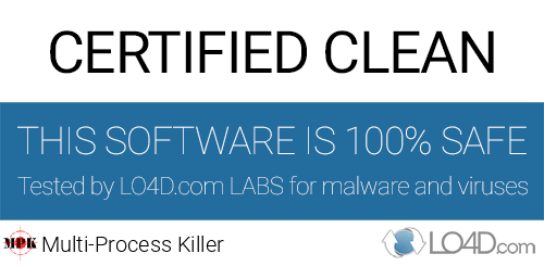 Multi-Process Killer is free of viruses and malware.
