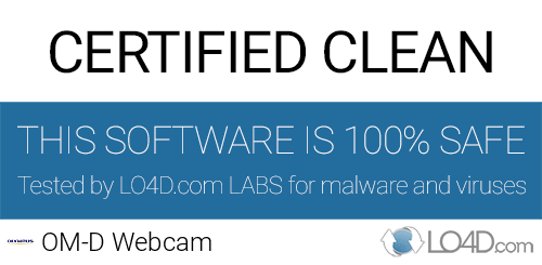 OM-D Webcam is free of viruses and malware.