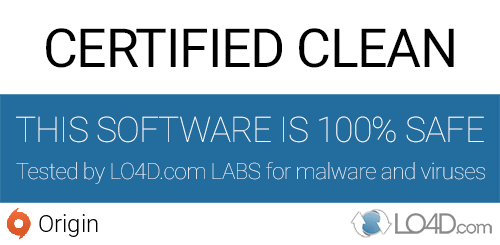 Origin is free of viruses and malware.
