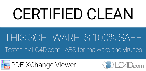 PDF-XChange Viewer is free of viruses and malware.