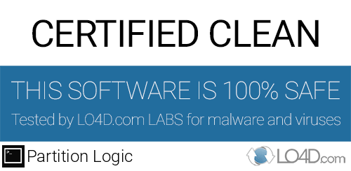 Partition Logic is free of viruses and malware.