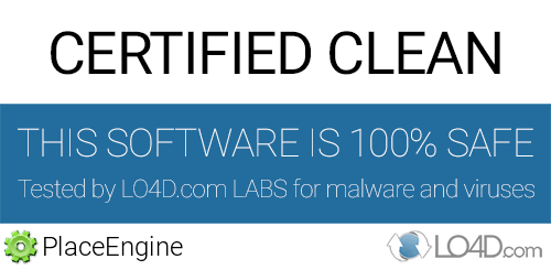 PlaceEngine is free of viruses and malware.