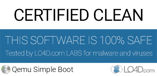 Qemu Simple Boot is free of viruses and malware.