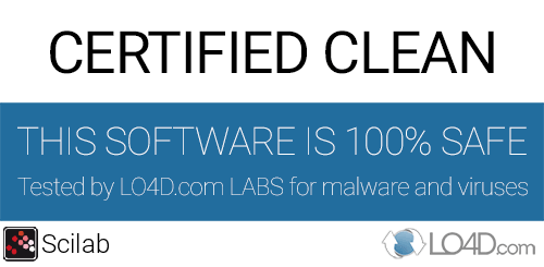 Scilab is free of viruses and malware.