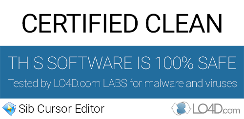 Sib Cursor Editor is free of viruses and malware.