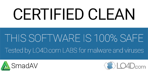 SmadAV is free of viruses and malware.