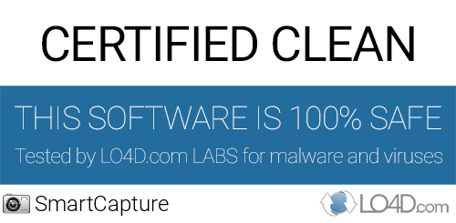 SmartCapture is free of viruses and malware.