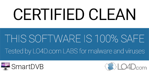 SmartDVB is free of viruses and malware.