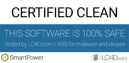 SmartPower is free of viruses and malware.