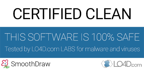 SmoothDraw is free of viruses and malware.