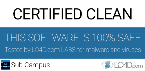 Sub Campus is free of viruses and malware.