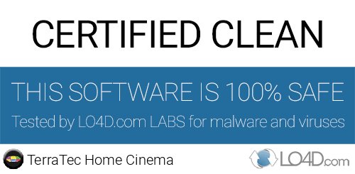 TerraTec Home Cinema is free of viruses and malware.