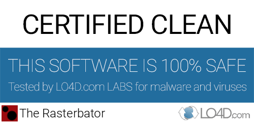 The Rasterbator is free of viruses and malware.
