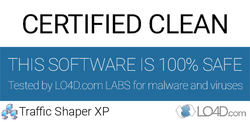 Traffic Shaper XP is free of viruses and malware.