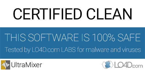 UltraMixer is free of viruses and malware.