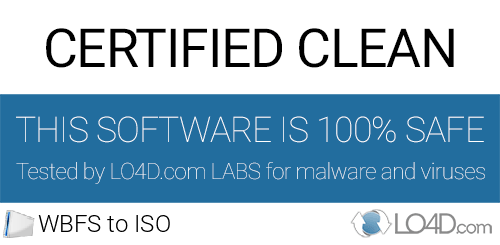 WBFS to ISO is free of viruses and malware.