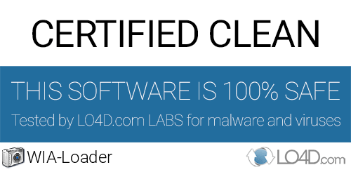 WIA-Loader is free of viruses and malware.