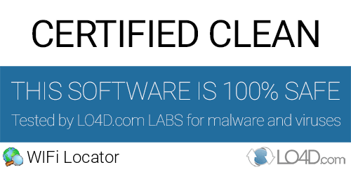 WIFi Locator is free of viruses and malware.