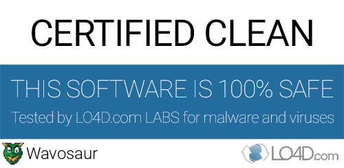 Wavosaur is free of viruses and malware.