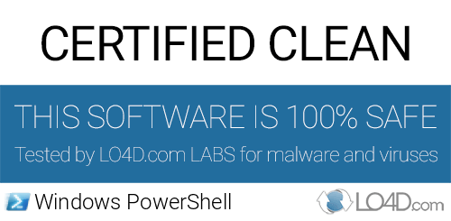 Windows PowerShell is free of viruses and malware.