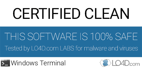 Windows Terminal is free of viruses and malware.