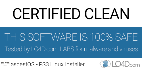 asbestOS - PS3 Linux Installer is free of viruses and malware.