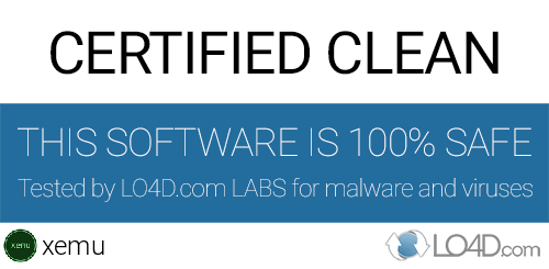 xemu is free of viruses and malware.