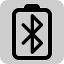 Bluetooth Battery Monitor Icon