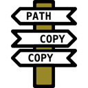 Path Copy Copy Icon