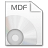 MDF to ISO icon