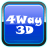 Shock 4Way 3D Icon