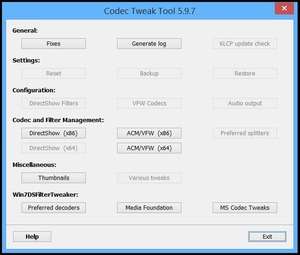 K-Lite Codec Tweak Tool - Download