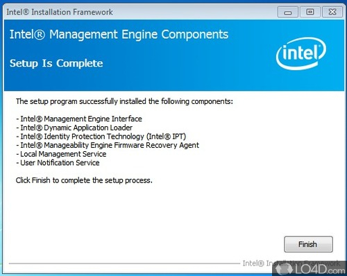 Intel Management Engine Components - Screenshots