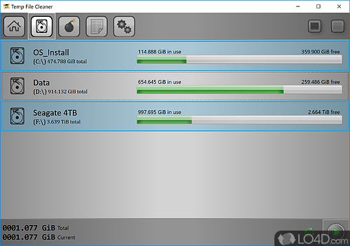 Temp File Cleaner - Screenshots